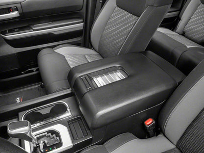 RedRock Center Console Arm Rest Trim; Stainless (14-19 Tundra)