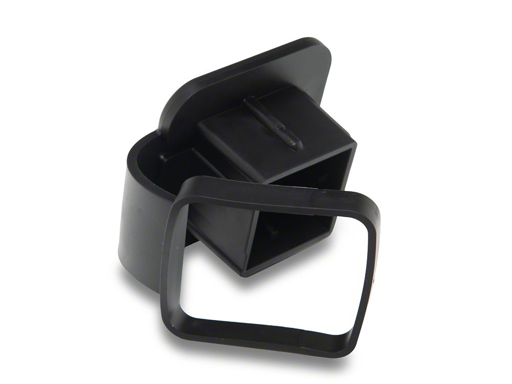 RedRock 2-Inch Receiver Hitch Rubber Cover; Black (Universal; Some Adaptation May Be Required)