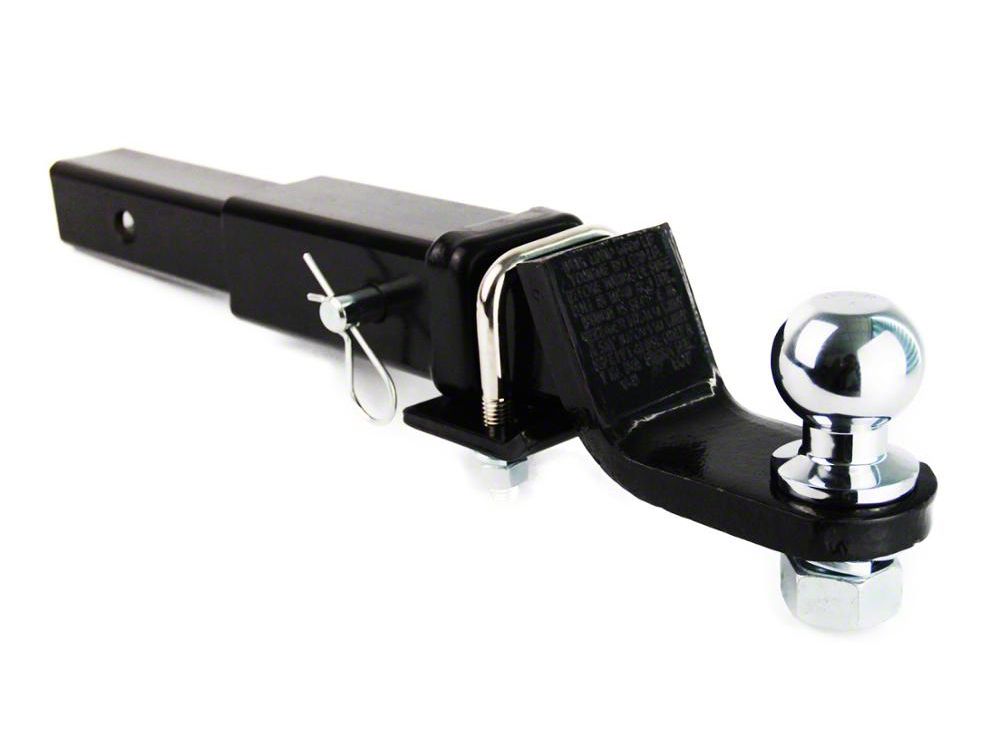 RedRock 2-Inch Receiver Hitch Ball Mount with 2-Inch Ball; 2-Inch Drop (Universal; Some Adaptation May Be Required)