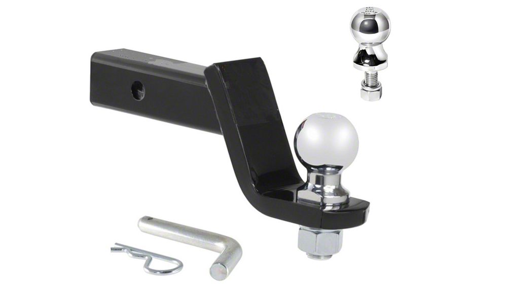 RedRock 2-Inch Receiver Hitch Ball Mount with 2-Inch Ball; 2-Inch Drop (Universal; Some Adaptation May Be Required)