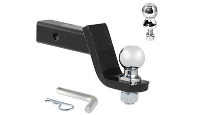 RedRock 2-Inch Receiver Hitch Ball Mount with 2-Inch Ball; 2-Inch Drop (Universal; Some Adaptation May Be Required)